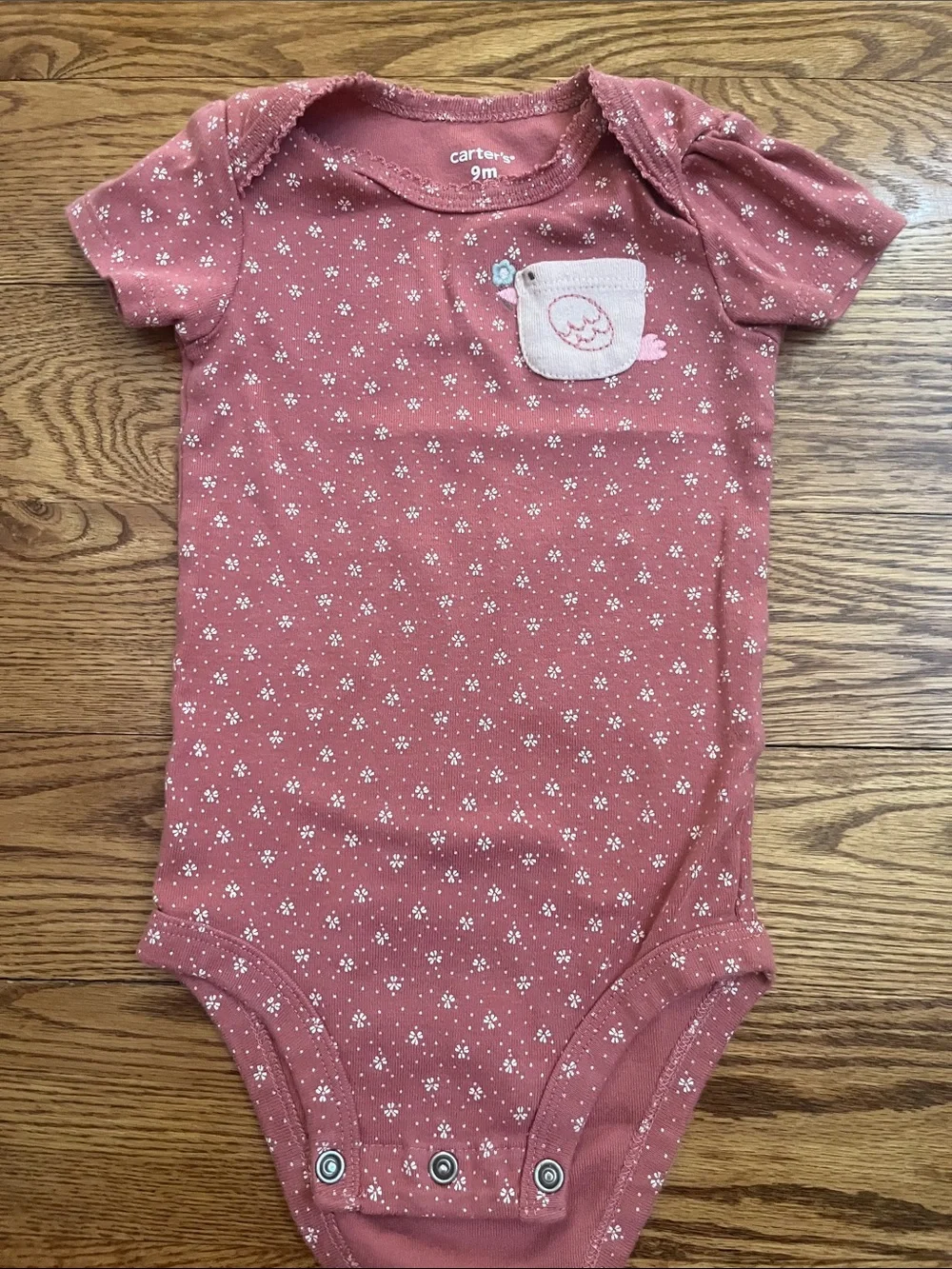 Carter's Pink, Light Pink & White Short Sleeve One-Piece Bodysuit Set - 3 Pack